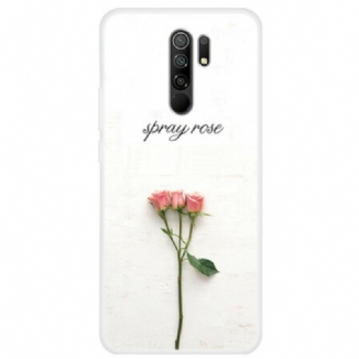 Coque Xiaomi Redmi 9 Spray Roses