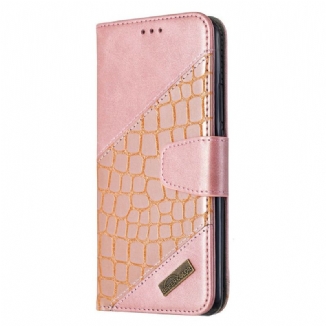Housse Xiaomi Redmi 9 Effet Peau de Crocodile Classique