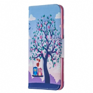 Housse Xiaomi Redmi 9 Hiboux Sur La Balancoire