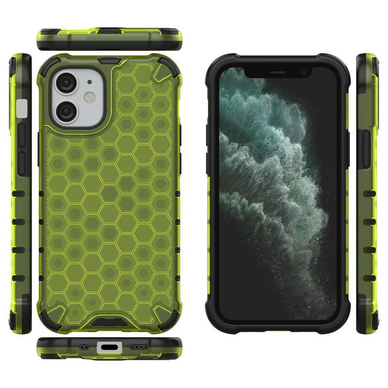 Coque iPhone 12 Mini Style Nid d'Abeille