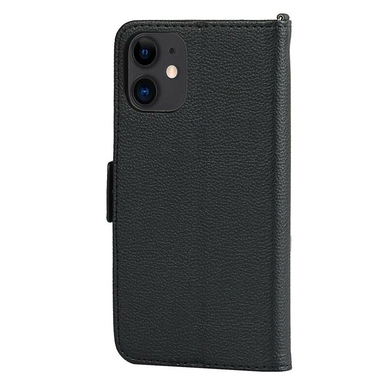 Housse iPhone 12 Mini Coeur à Lanière
