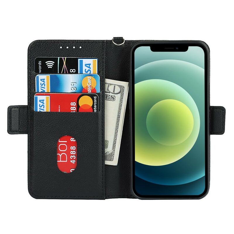 Housse iPhone 12 Mini Coeur à Lanière