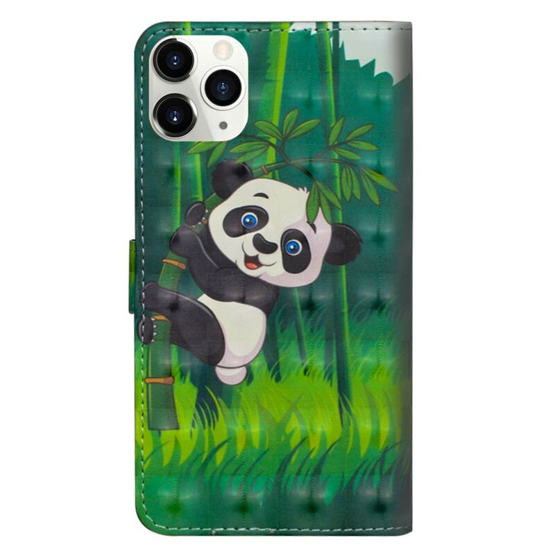 Housse iPhone 12 Mini Panda et Bambou