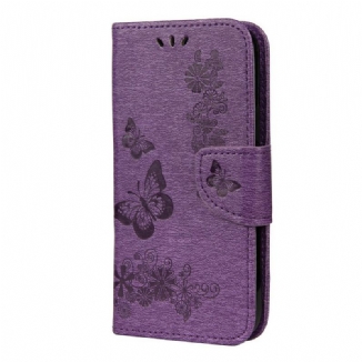 Housse iPhone 12 Mini Splendides Papillons à Lanière