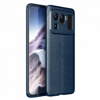 Coque Xiaomi Mi 11 Ultra Effet Cuir Litchi Double Line