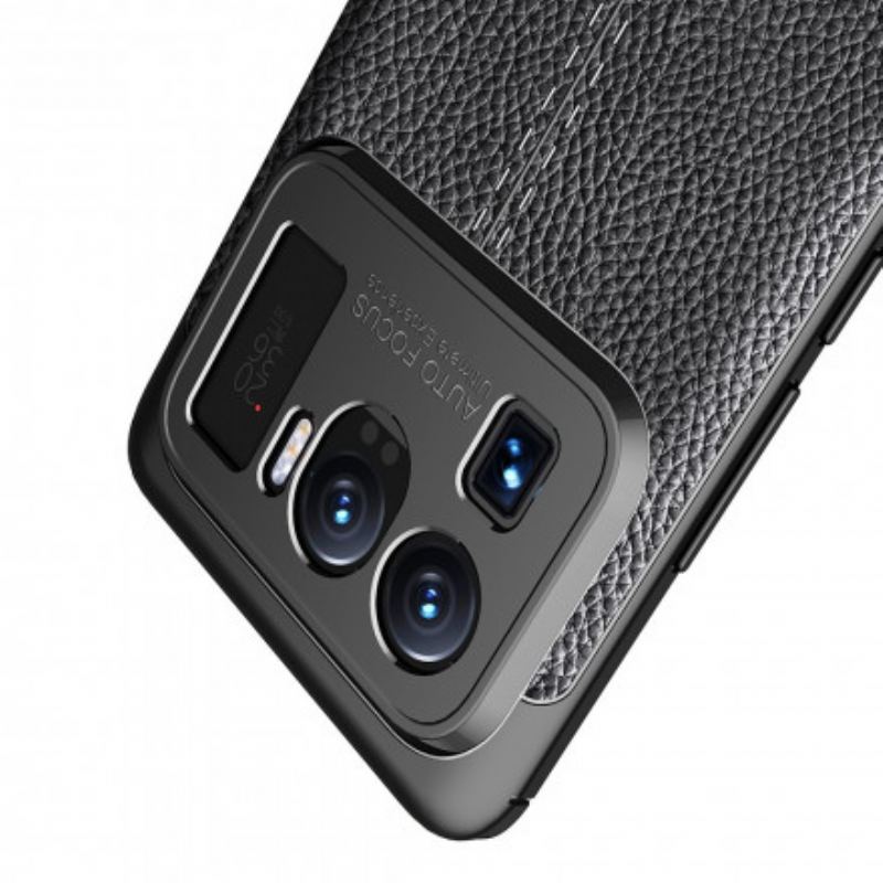 Coque Xiaomi Mi 11 Ultra Effet Cuir Litchi Double Line