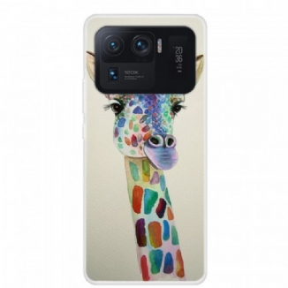 Coque Xiaomi Mi 11 Ultra Girafe Colorée