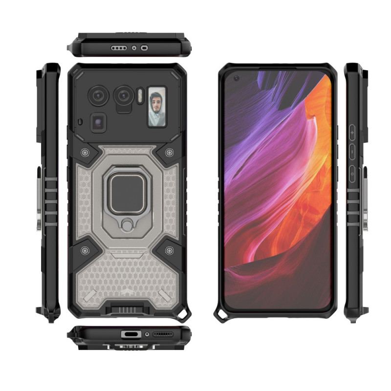Coque Xiaomi Mi 11 Ultra Nid d'Abeille avec Anneau