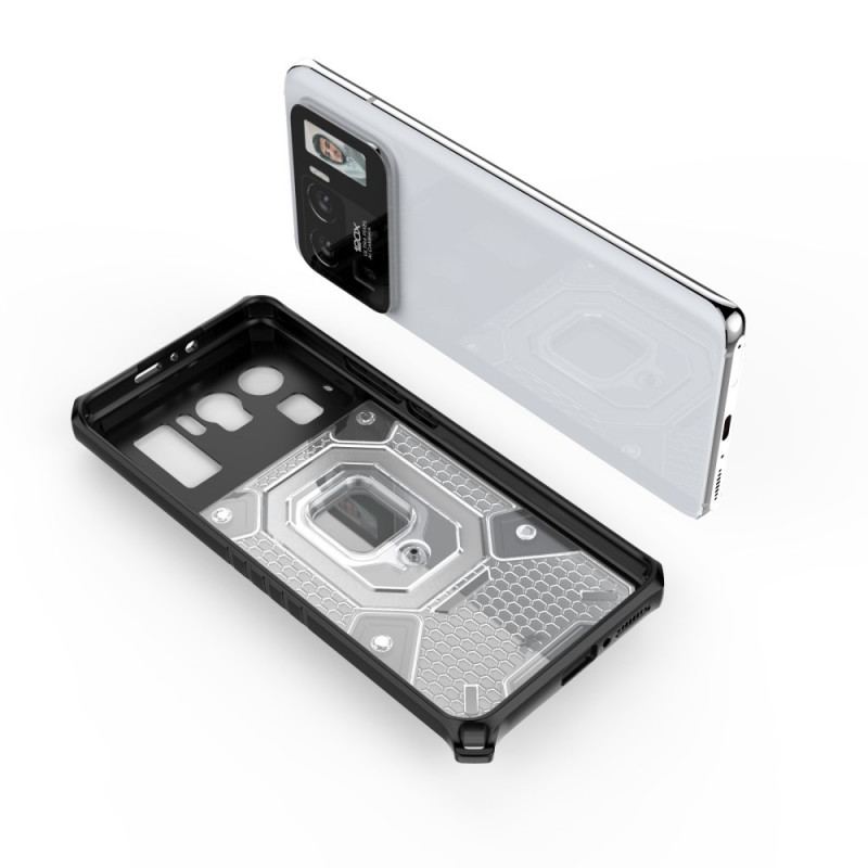 Coque Xiaomi Mi 11 Ultra Nid d'Abeille avec Anneau