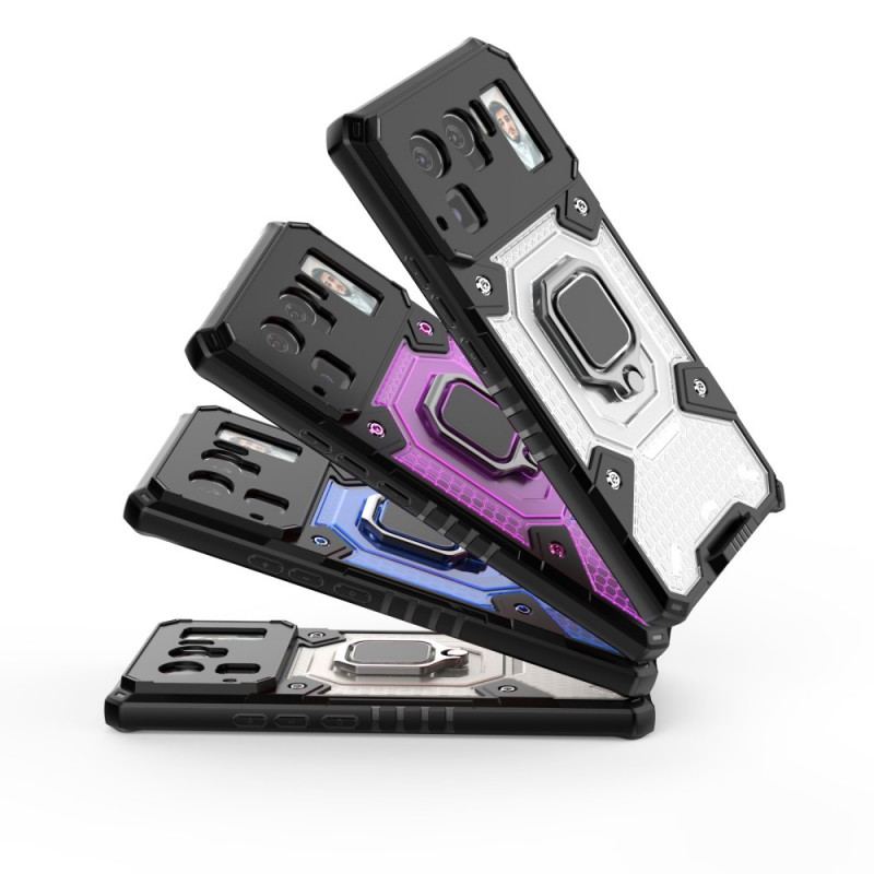 Coque Xiaomi Mi 11 Ultra Nid d'Abeille avec Anneau