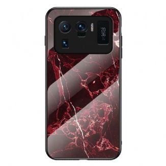 Coque Xiaomi Mi 11 Ultra Verre Trempé Marbre Colorés