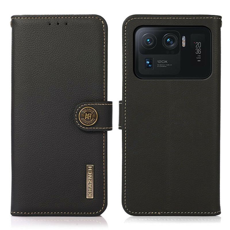 Housse Xiaomi Mi 11 Ultra Cuir Véritable KHAZNEH RFID