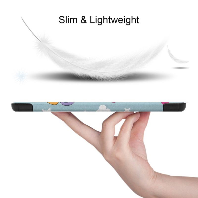 Smart Case Samsung Galaxy Tab S9 FE Plus Porte-Stylet Licorne