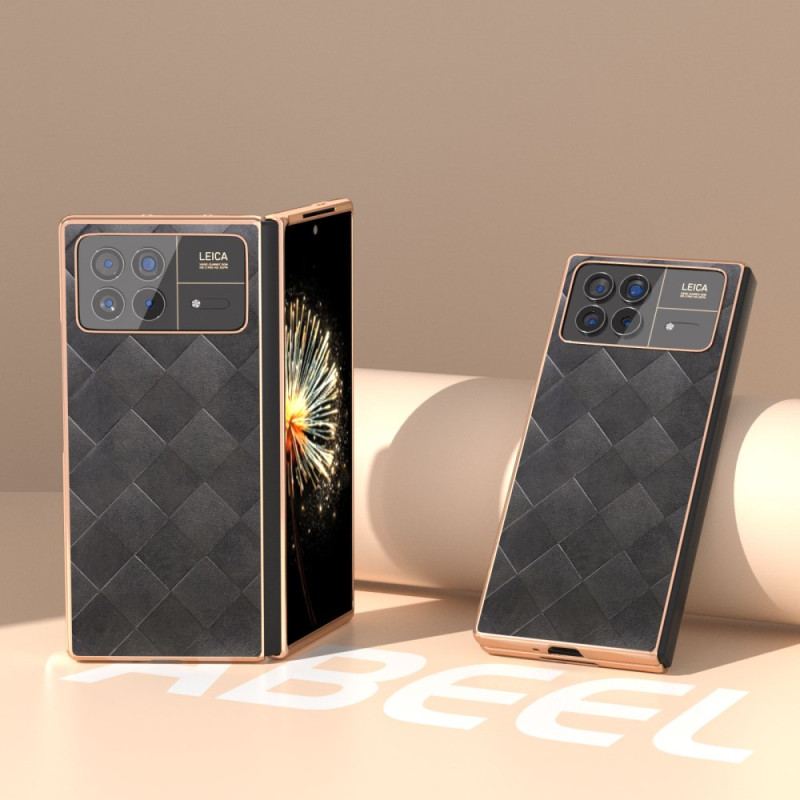 Coque Xiaomi Mix Fold 3 Motif Tissé