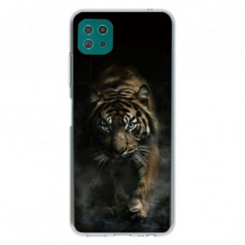 Coque Samsung Galaxy A22 5G Flexible Tigre