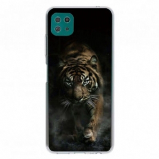 Coque Samsung Galaxy A22 5G Flexible Tigre