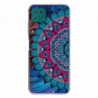 Coque Samsung Galaxy A22 5G Mandala Coloré