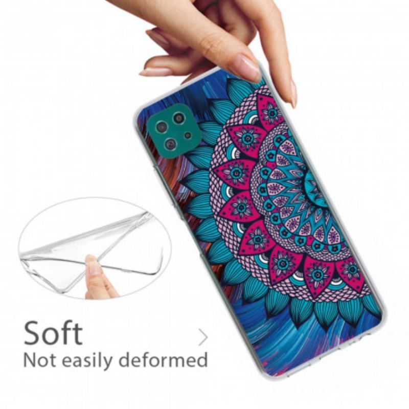 Coque Samsung Galaxy A22 5G Mandala Coloré