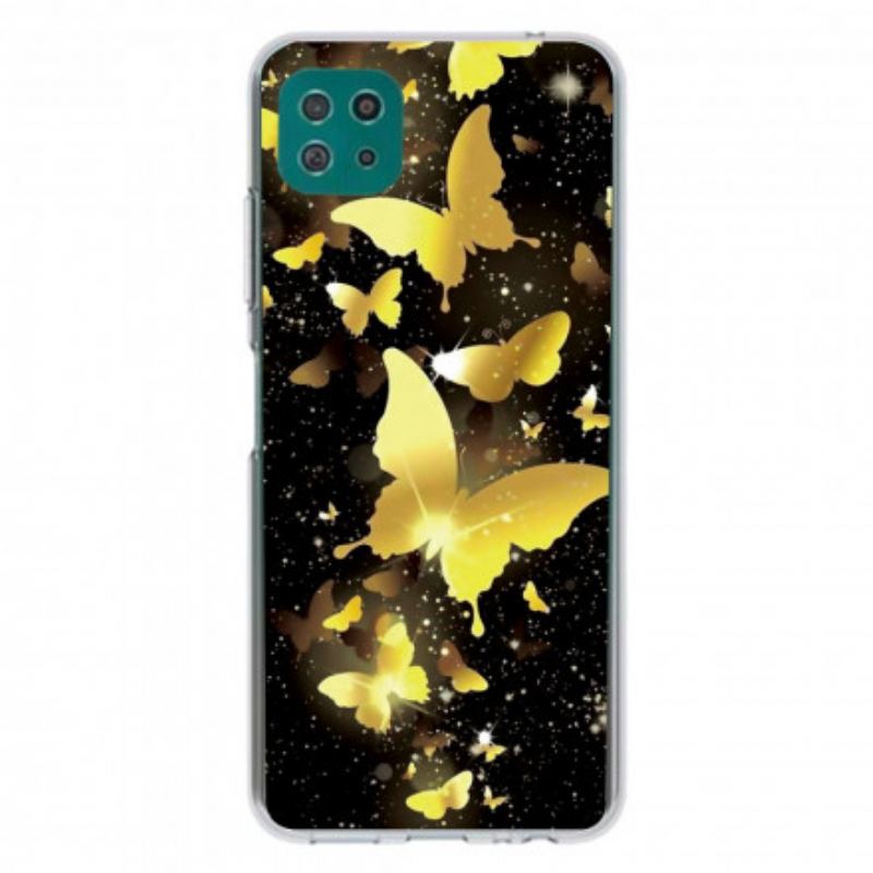 Coque Samsung Galaxy A22 5G Papillons Papillons