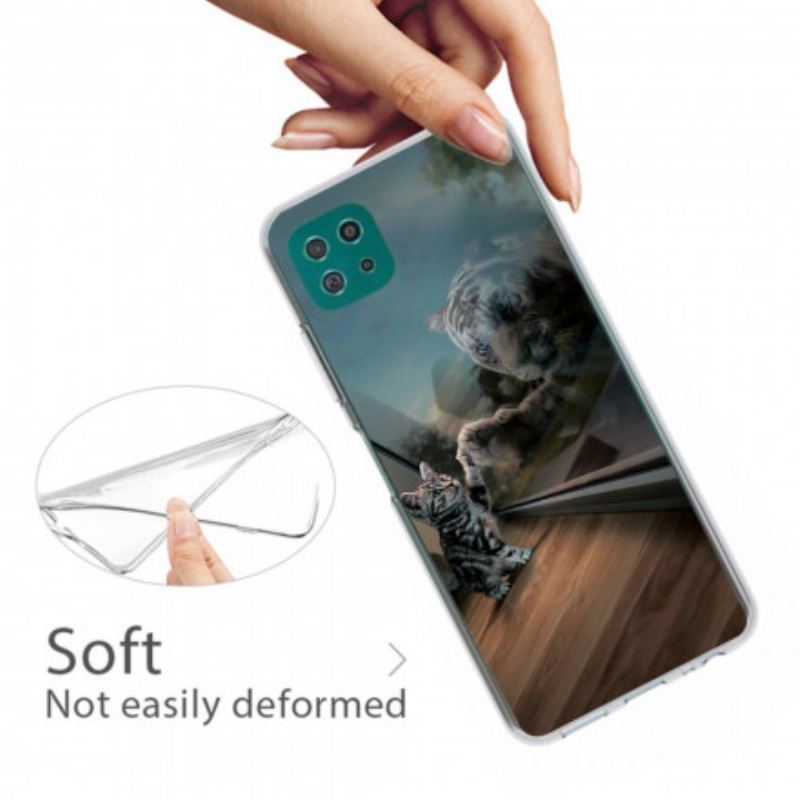 Coque Samsung Galaxy A22 5G Rêve de Chaton