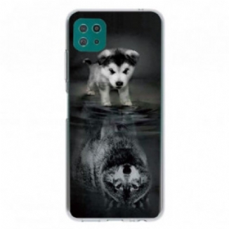 Coque Samsung Galaxy A22 5G Rêve de Chiot
