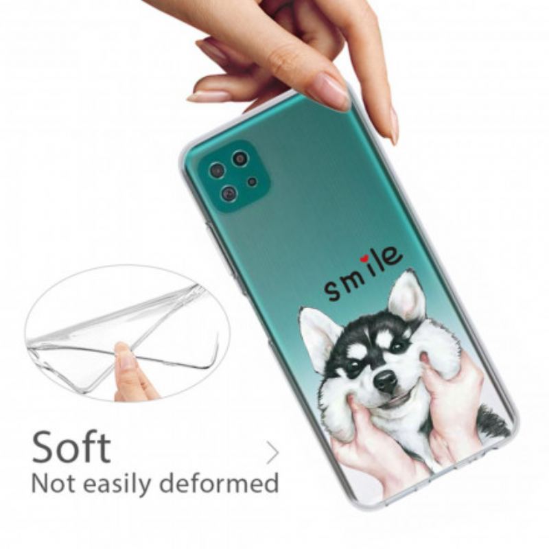 Coque Samsung Galaxy A22 5G Smile Dog
