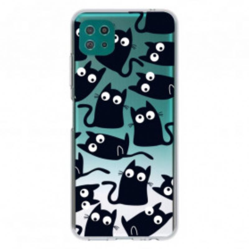 Coque Samsung Galaxy A22 5G Souris Noires