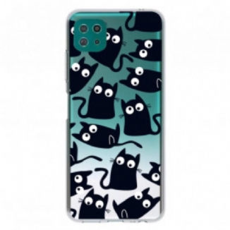 Coque Samsung Galaxy A22 5G Souris Noires
