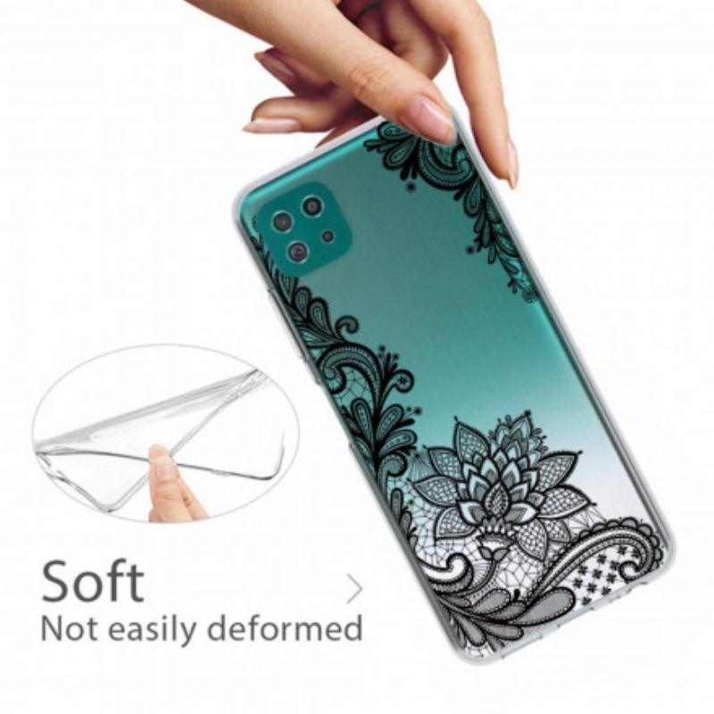 Coque Samsung Galaxy A22 5G Sublime Dentelle