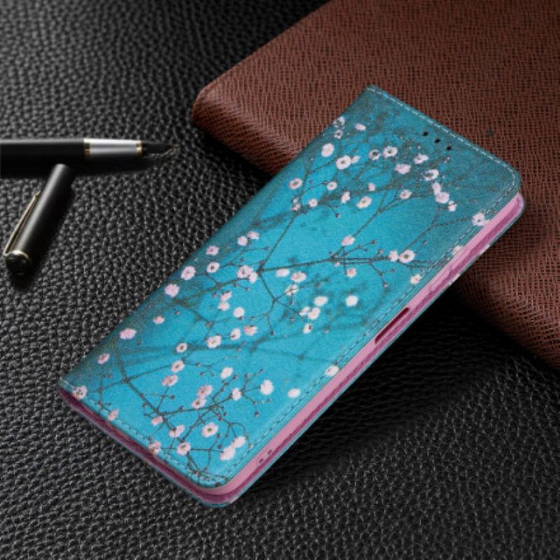 Flip Cover Samsung Galaxy A22 5G Branches Fleuries