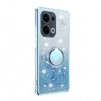 Coque Oppo Reno 13 5G Anneau-Support Strass