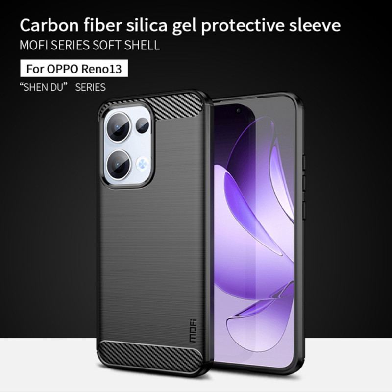 Coque Oppo Reno 13 5G Fibre Carbone Brossée