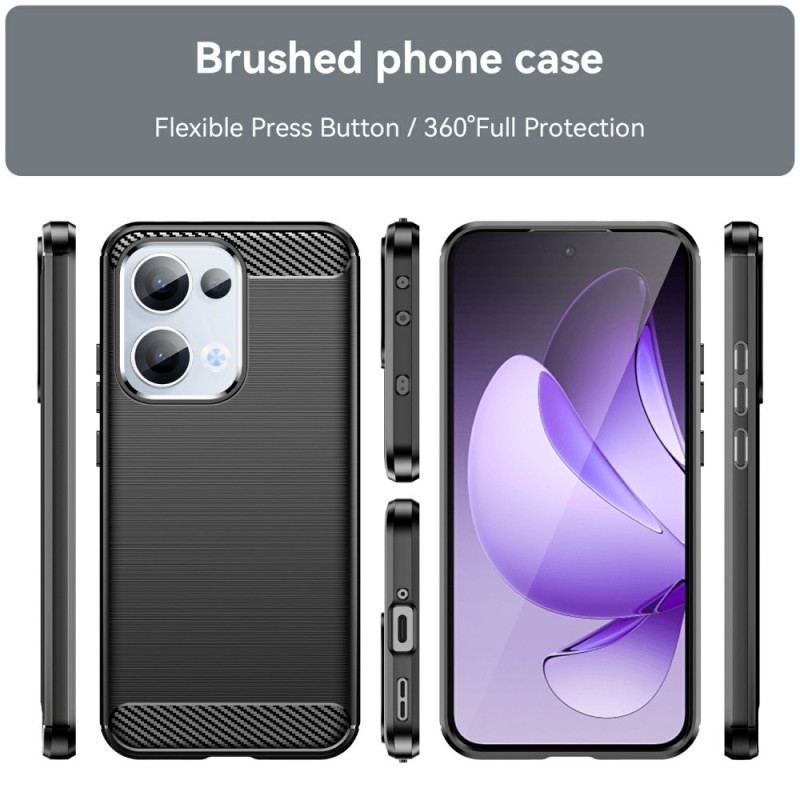 Coque Oppo Reno 13 5G Fibre Carbone Brossée