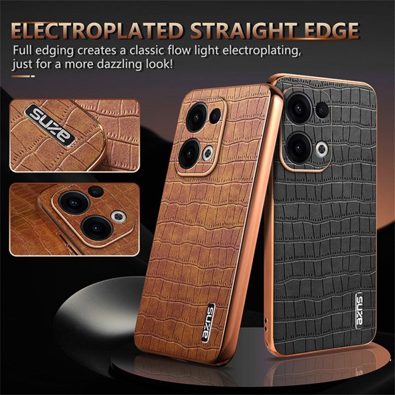 Coque Oppo Reno 13 5G Style Crocodile AZNS