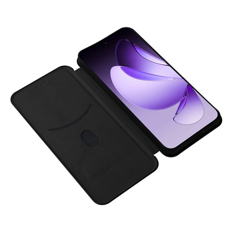Flip Cover Oppo Reno 13 5G Fibre Carbone