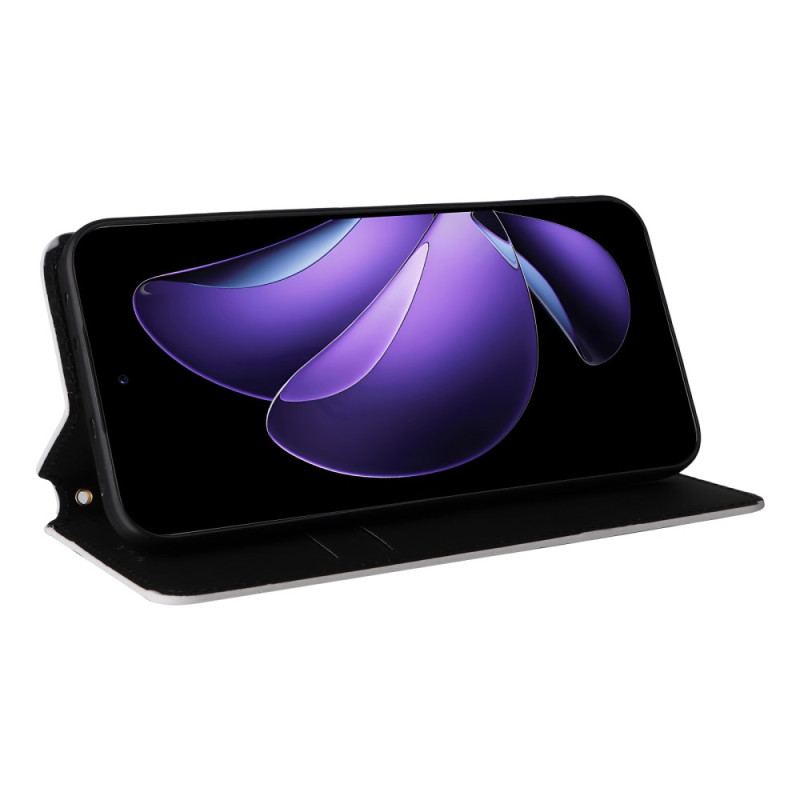 Flip Cover Oppo Reno 13 5G Losanges 3D