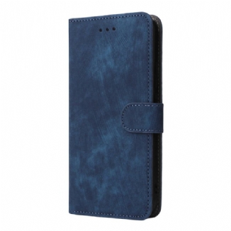 Housse Oppo Reno 13 5G Effet Daim Protection RFID à Lanière