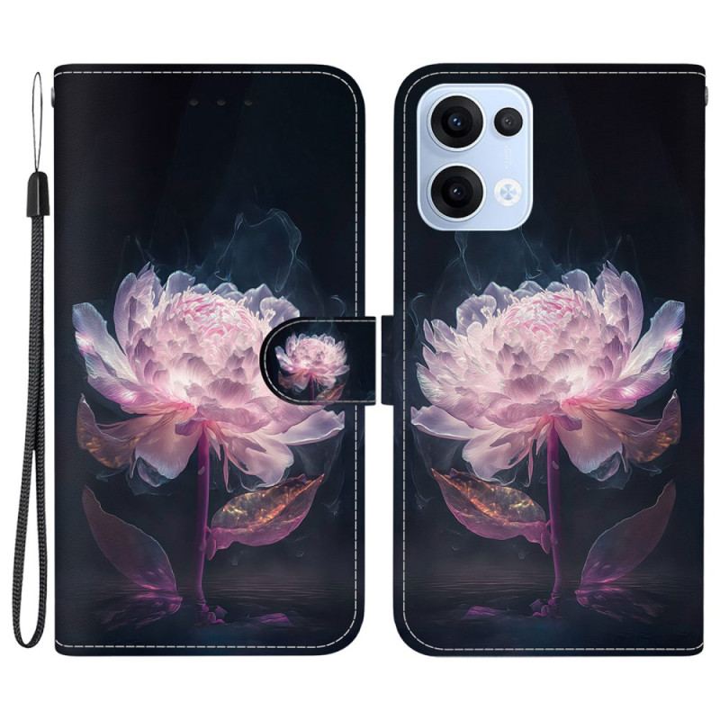 Housse Oppo Reno 13 5G Pivoine Violette