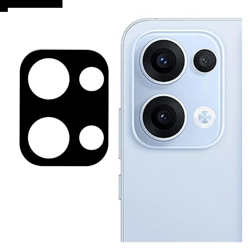 Lentille de Protection en Verre Trempé pour Oppo Reno 13 5G (version noire)