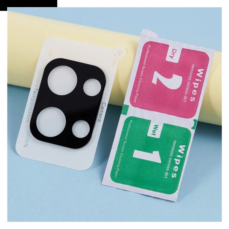 Lentille de Protection en Verre Trempé pour Oppo Reno 13 5G (version noire)