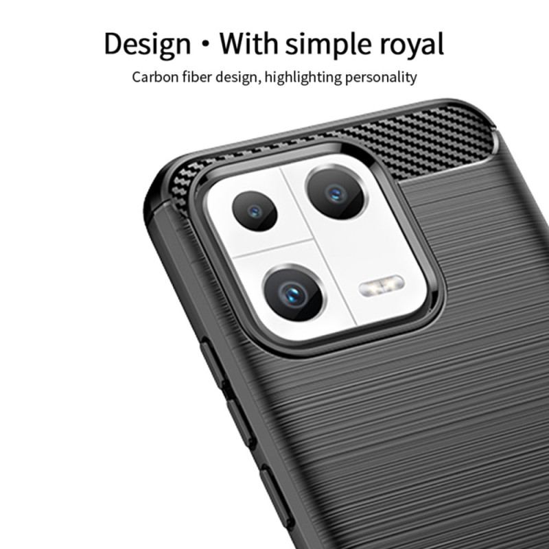 Coque Xiaomi 13 Fibre Carbone Brossée MOFI