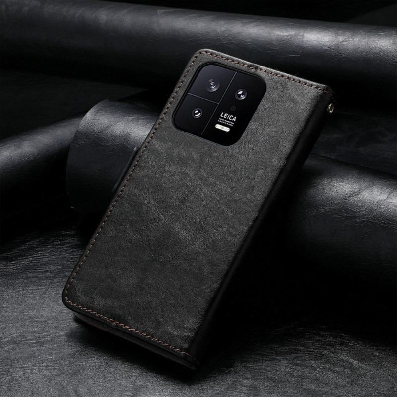 Housse Xiaomi 13 Bicolore Double Fermoir