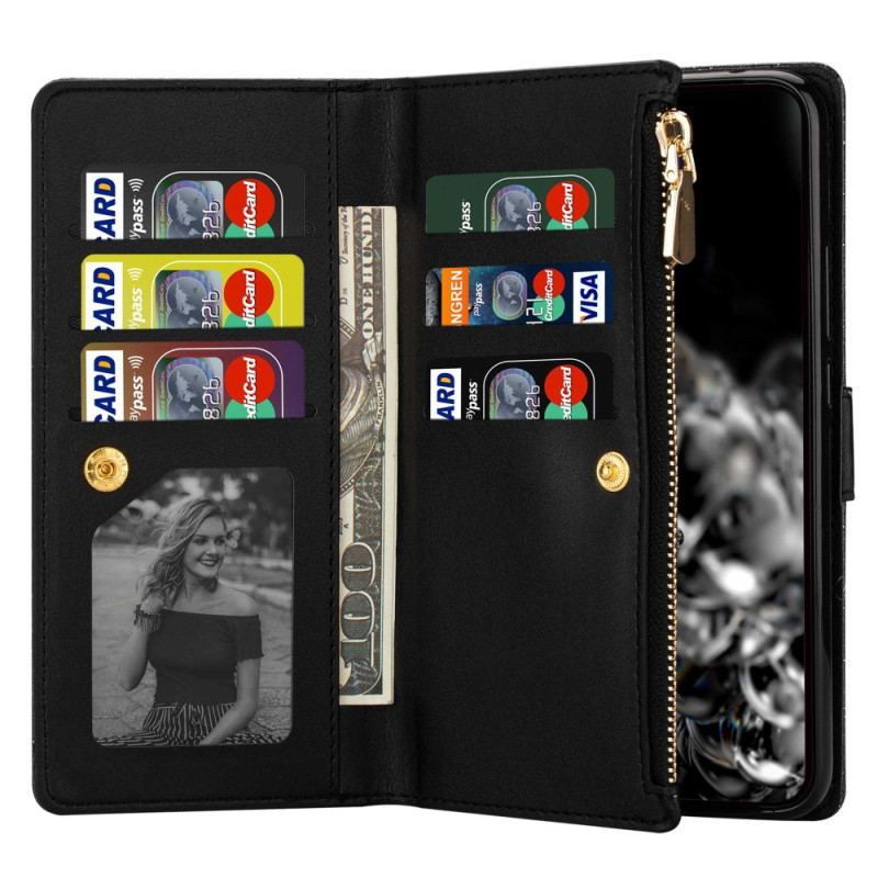 Housse Xiaomi 13 Paillettes Portefeuille Zip