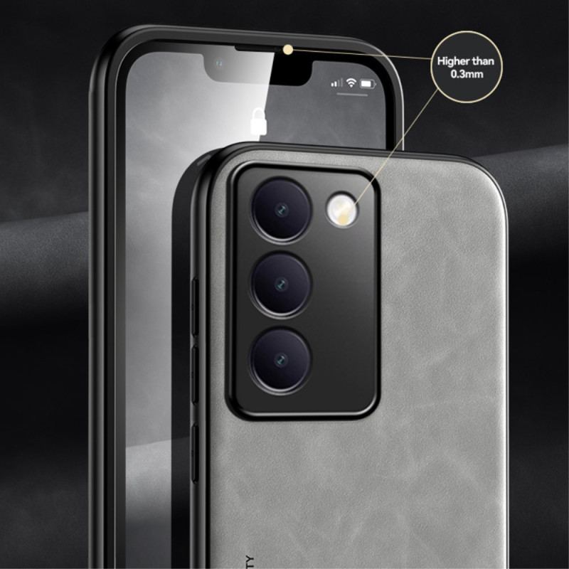 Coque Vivo V40 SE 5G Effet Cuir