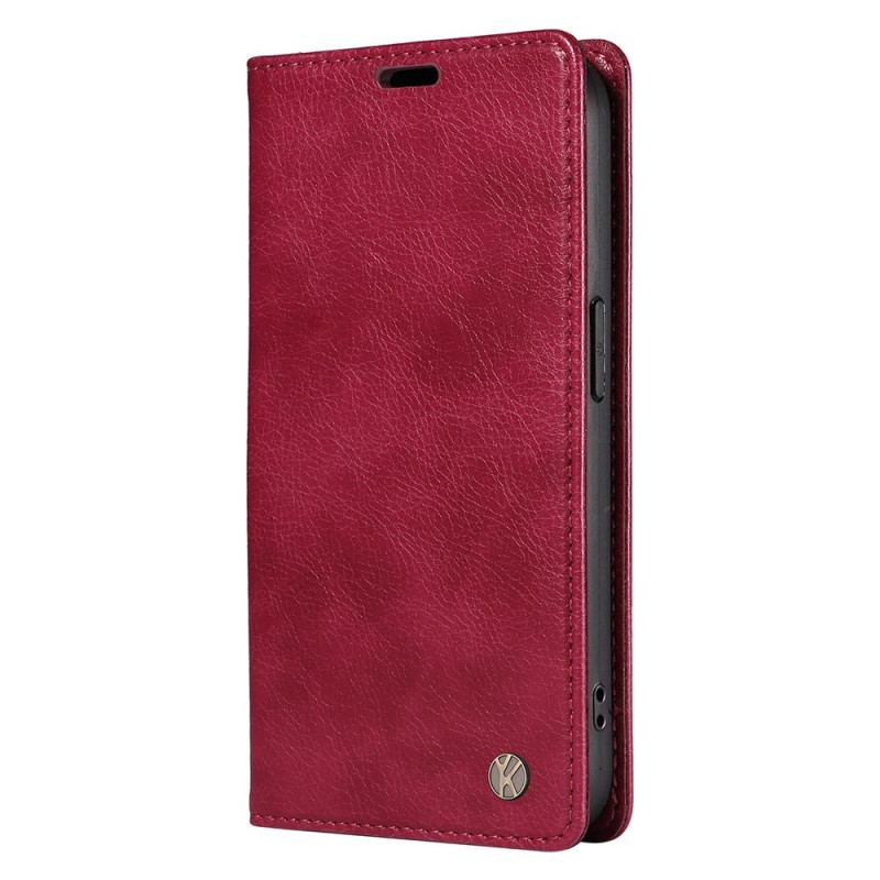 Flip Cover Vivo V40 SE 5G Style Vintage YIKATU