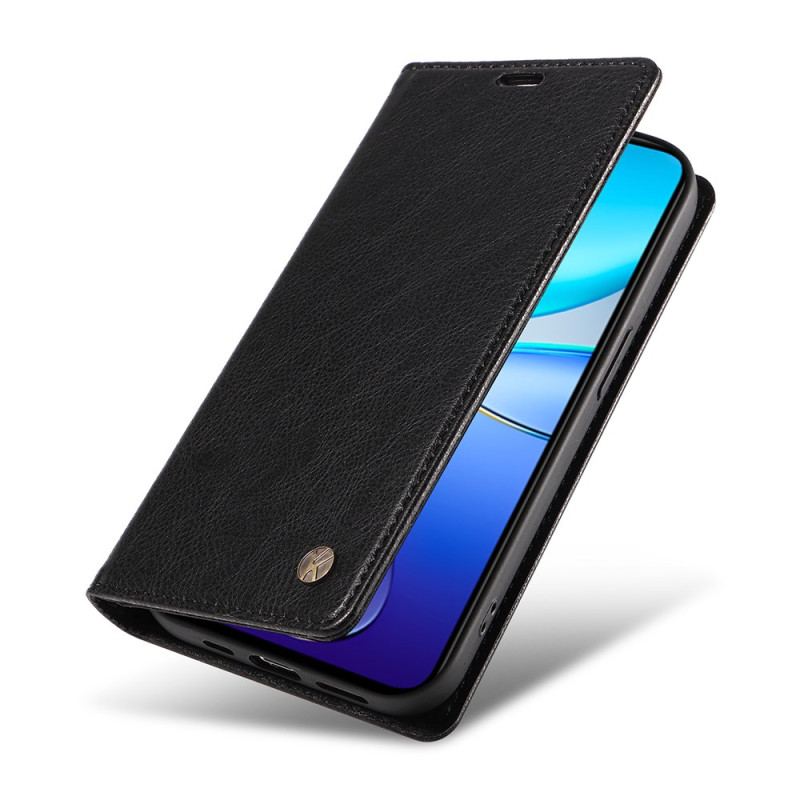 Flip Cover Vivo V40 SE 5G Style Vintage YIKATU