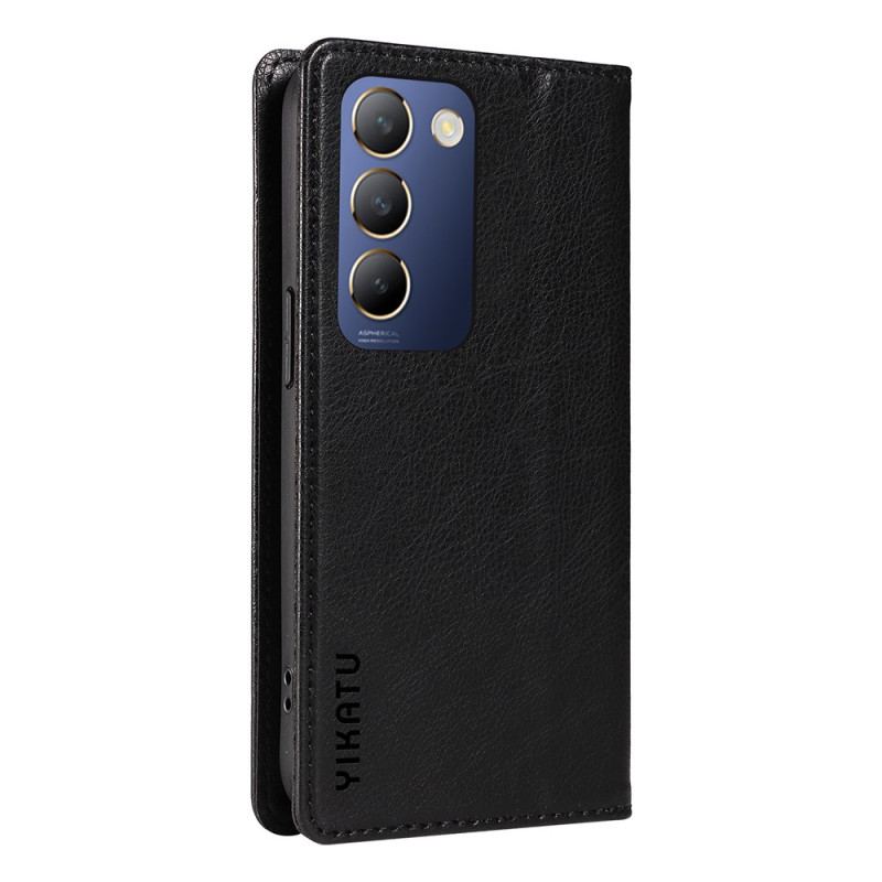 Flip Cover Vivo V40 SE 5G Style Vintage YIKATU