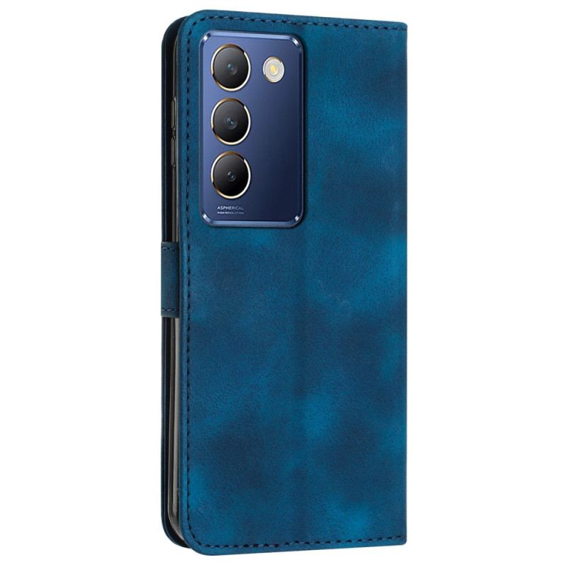 Housse Vivo V40 SE 5G Motifs Triangulaires à Lanière