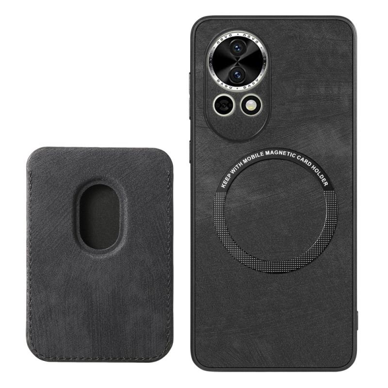 Coque Huawei Nova 13 5G Compatible MagSafe avec Porte-Cartes Détachable