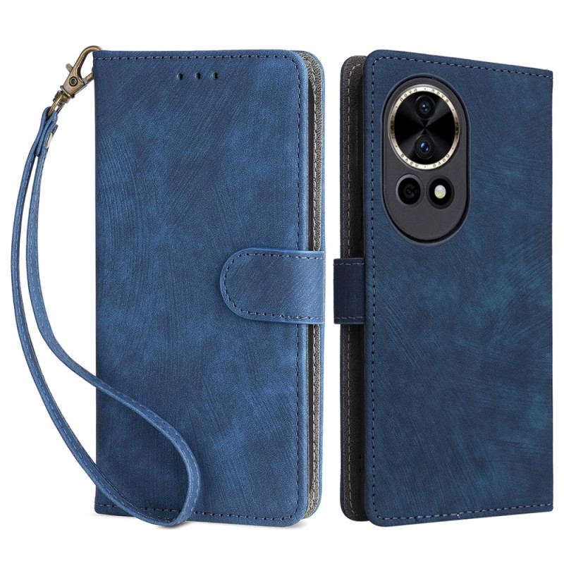 Housse Huawei Nova 13 5G Portefeuille Effet Daim RFID